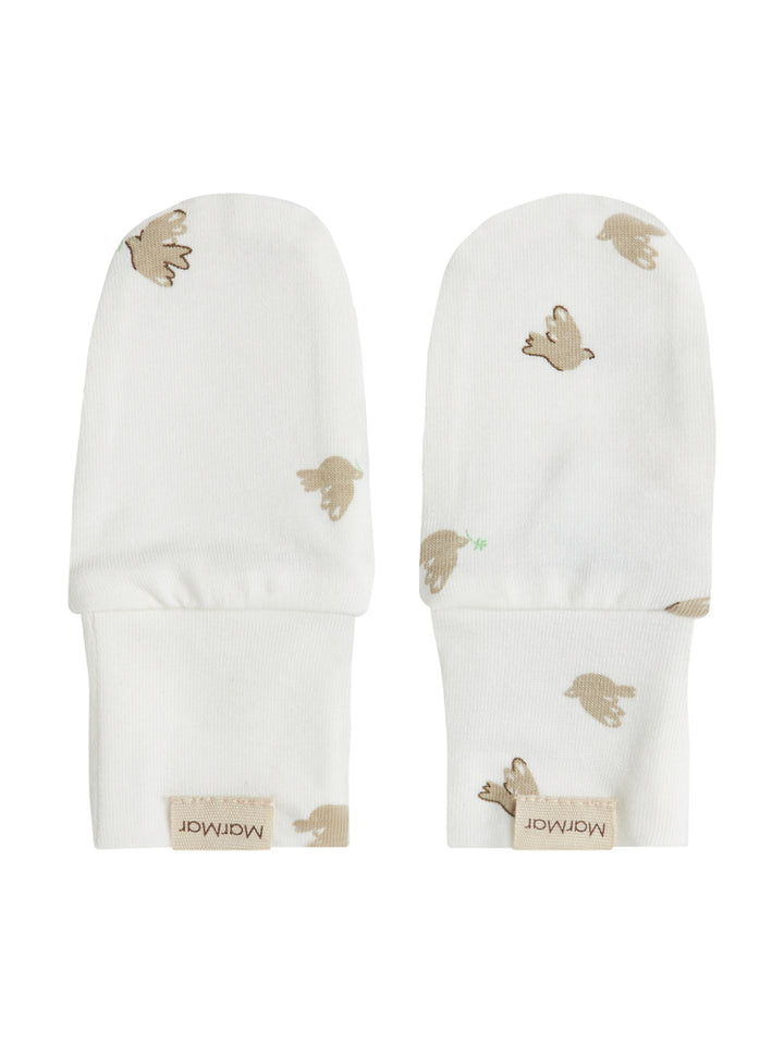 mittens printed - peace