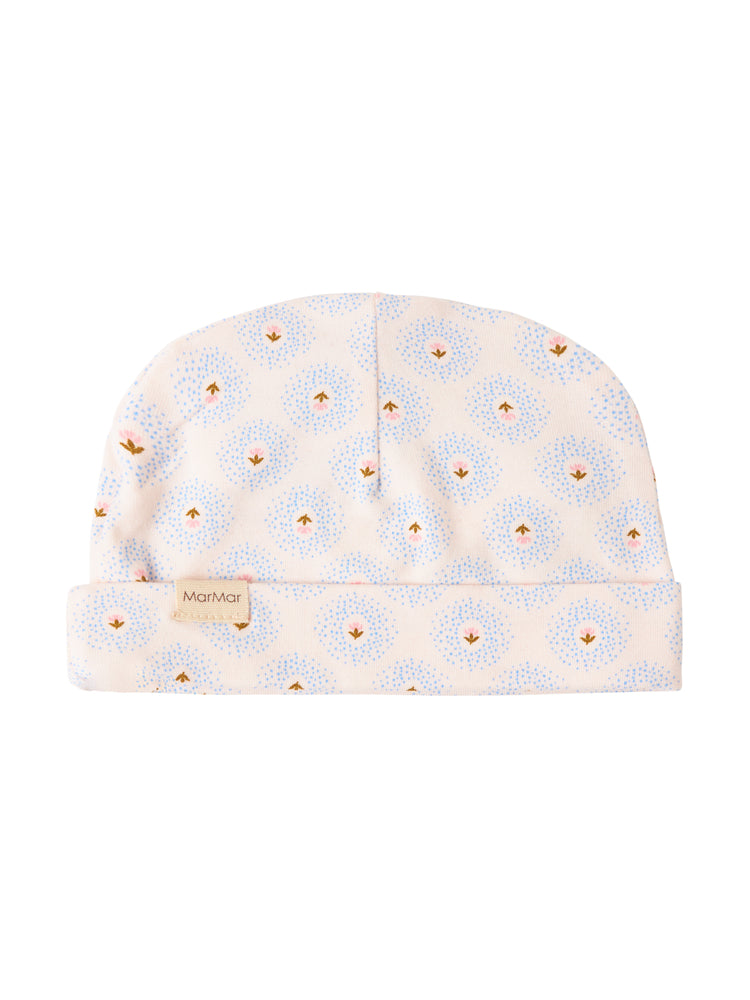 set knit mini tulip print wrap onesie and footie pants with beanie - little tulip