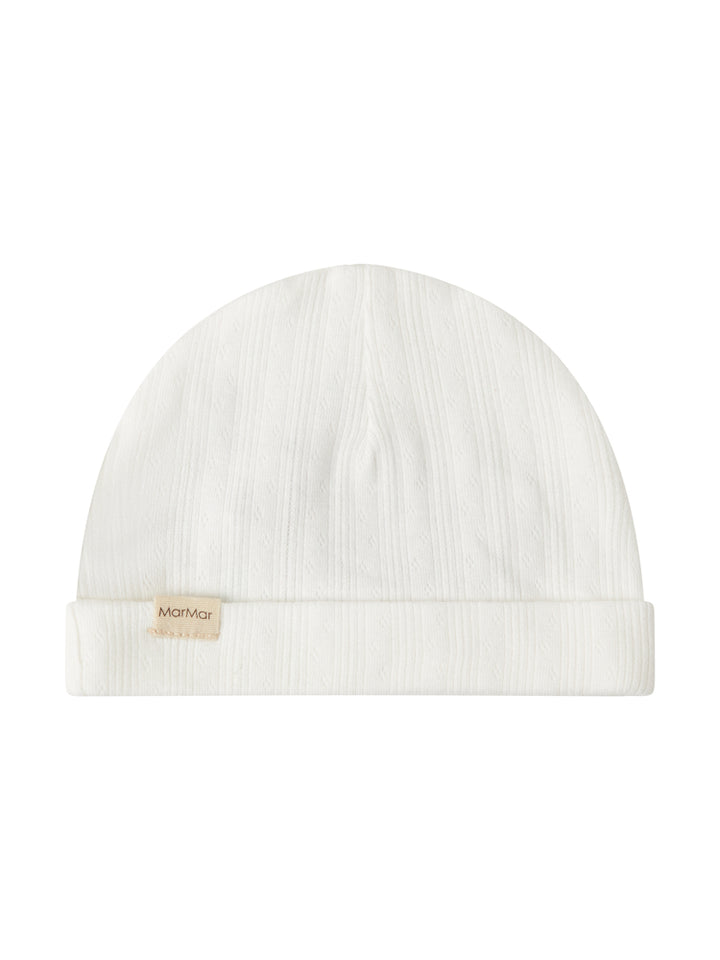 set footie pointelle wrap with beanie and blanket - gentle white