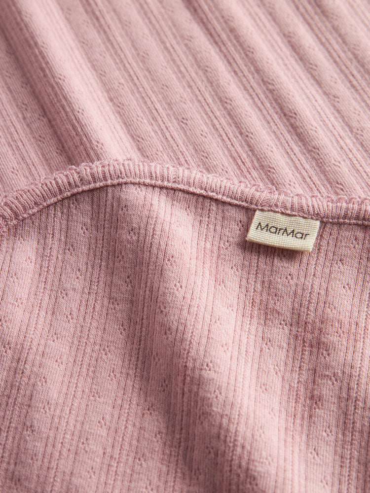 set footie pointelle wrap with beanie and blanket - soft berry