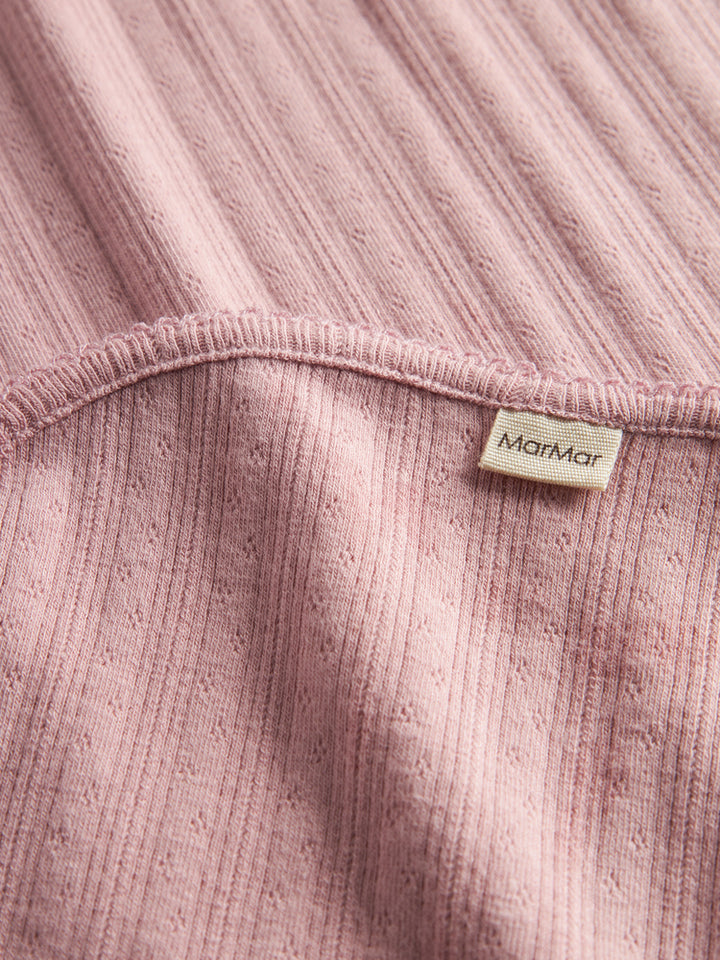 set footie pointelle wrap with beanie and blanket - soft berry