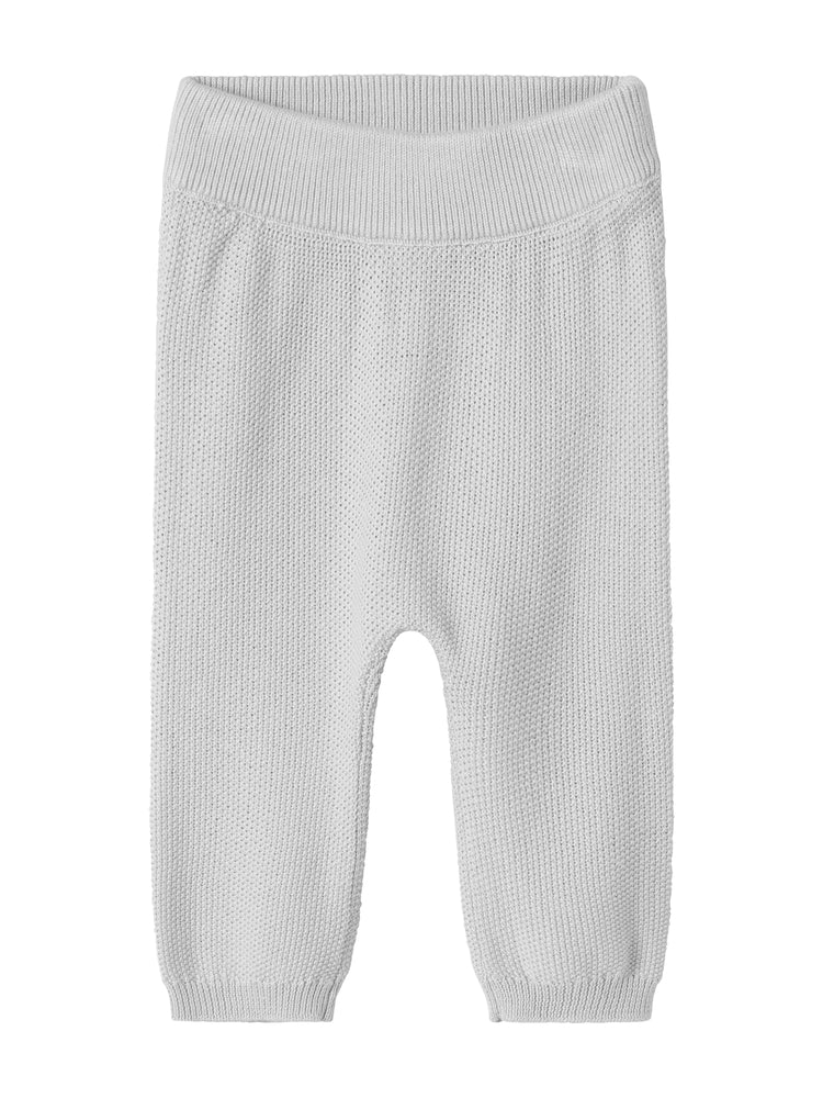 set knit cardigan and pants with bonnet with booties and blanket - aluminium