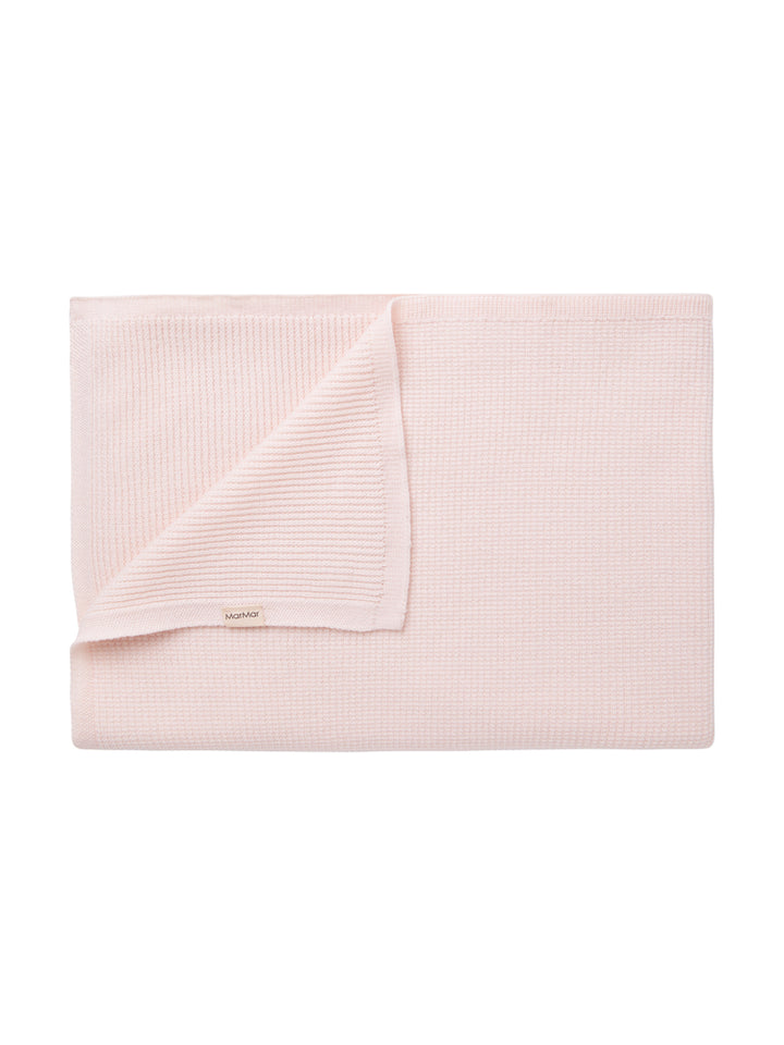 set knit wool wrap button top and footie pants with beanie and blanket - rose quartz