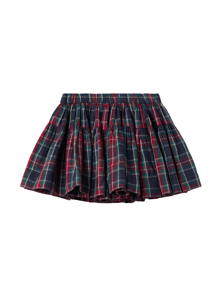 skirt plaid - pilot navy check