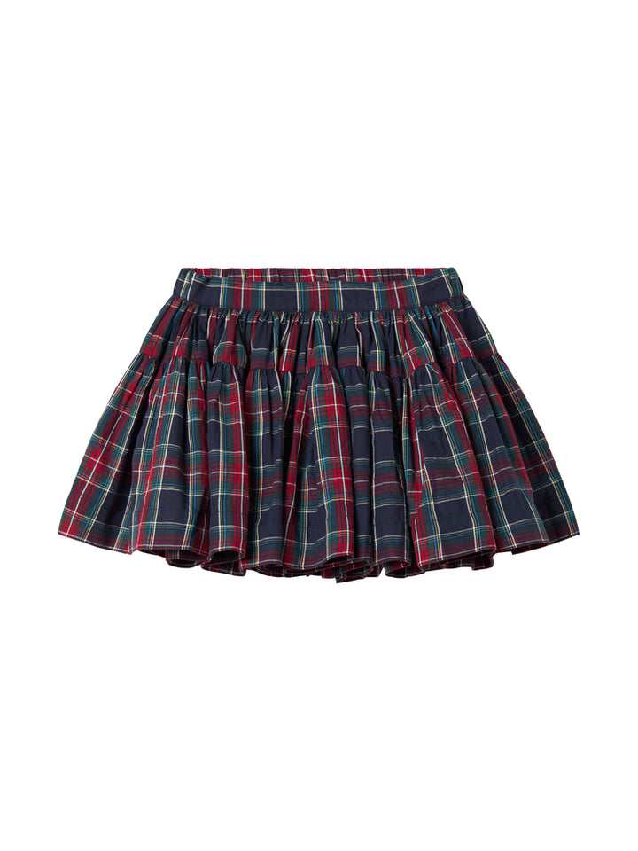 skirt plaid - pilot navy check