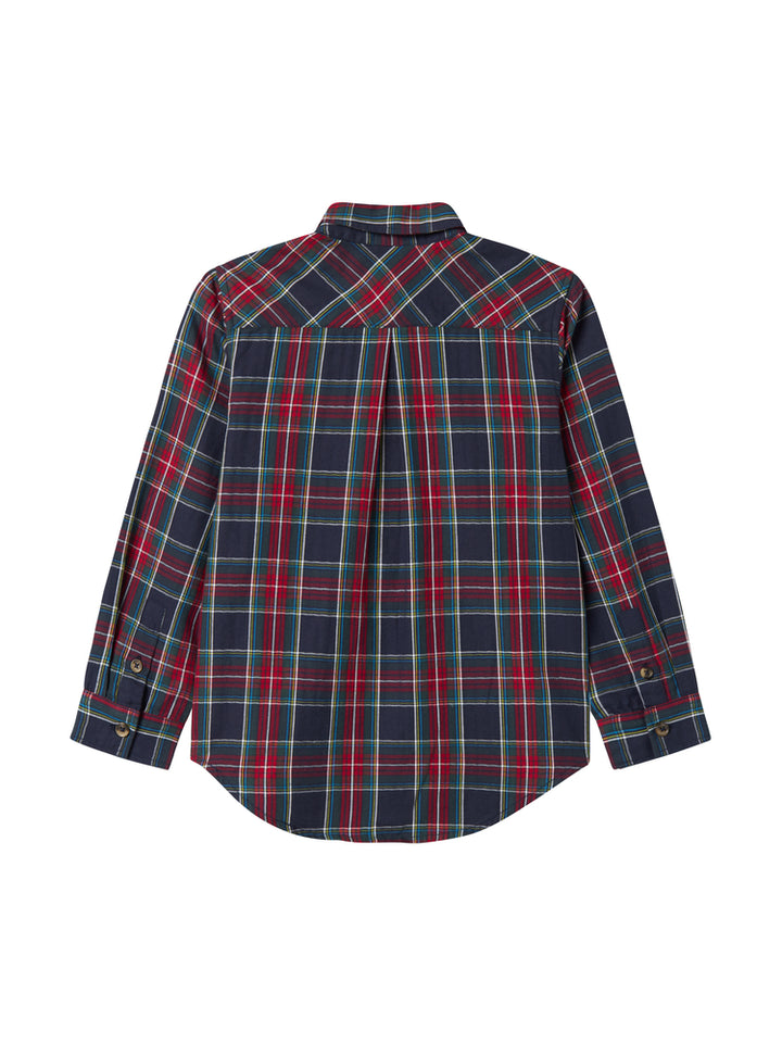 shirt l/s plaid - pilot navy check