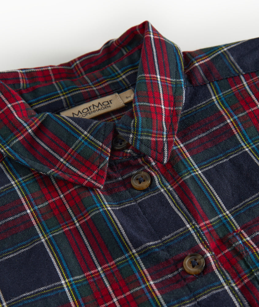 shirt l/s plaid - pilot navy check