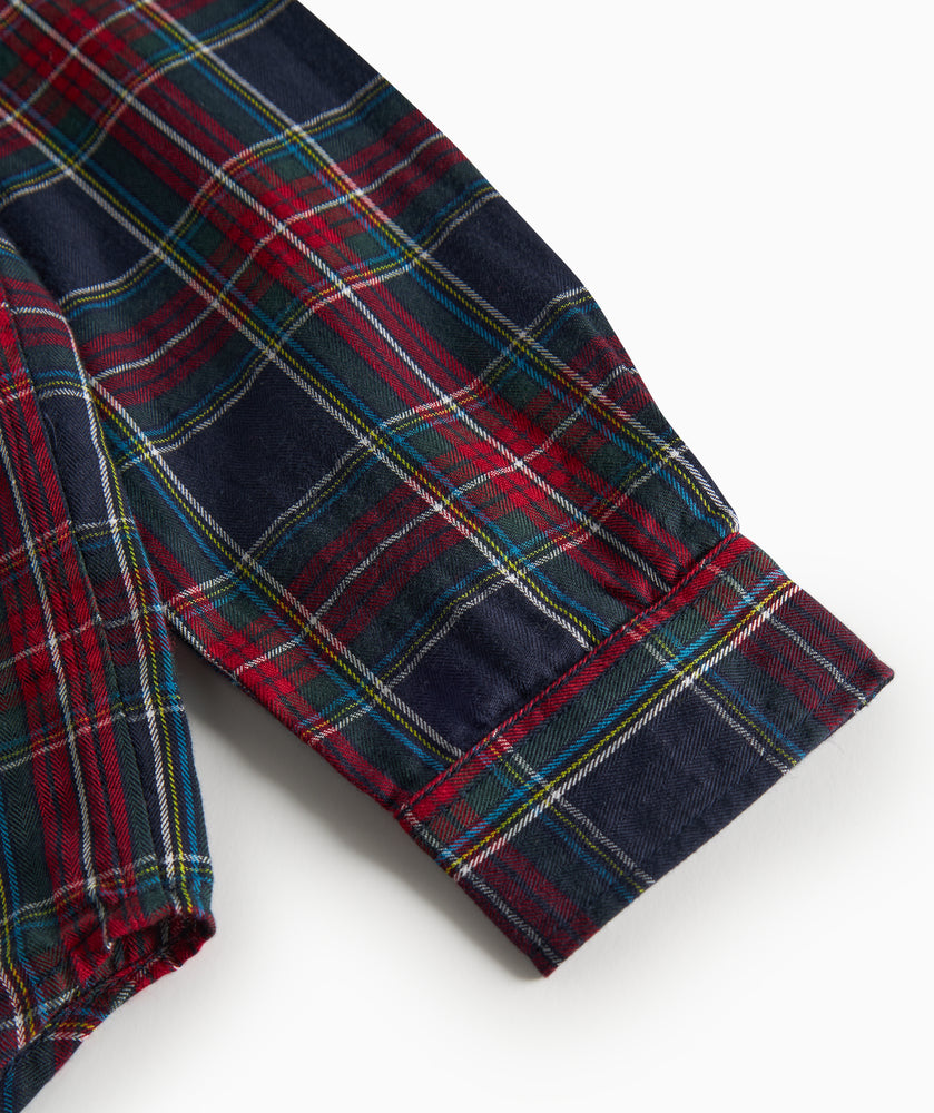 shirt l/s plaid - pilot navy check