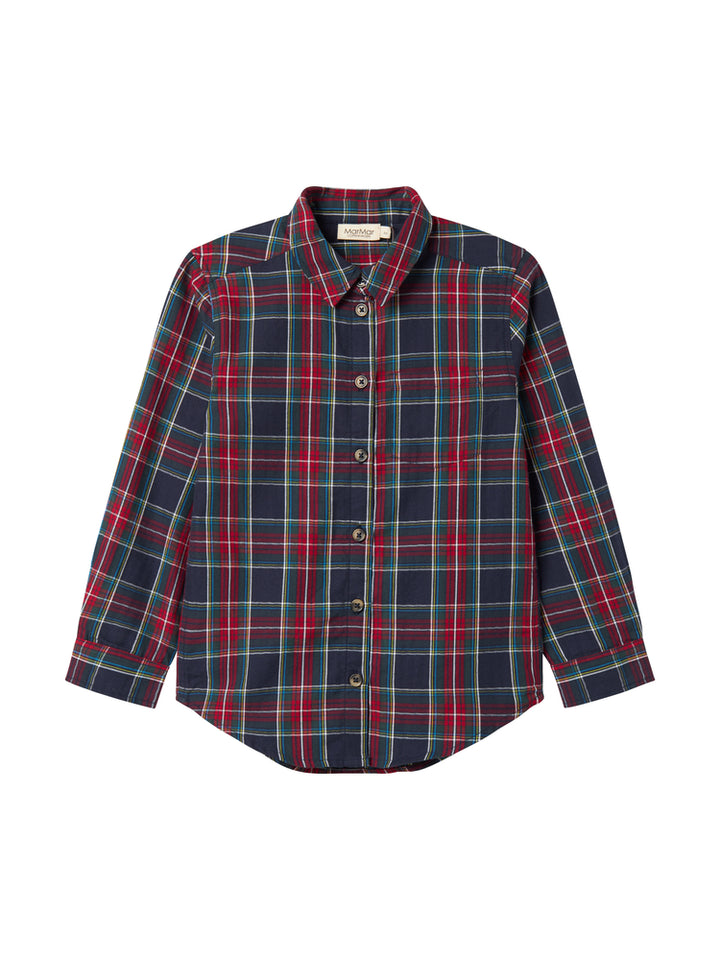 shirt l/s plaid - pilot navy check