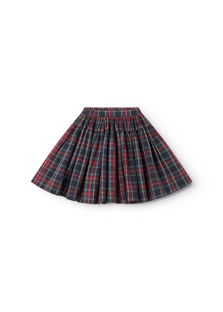 skirt plaid - pilot navy check