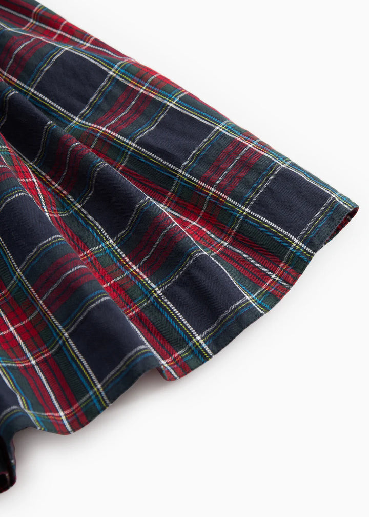 skirt plaid - pilot navy check