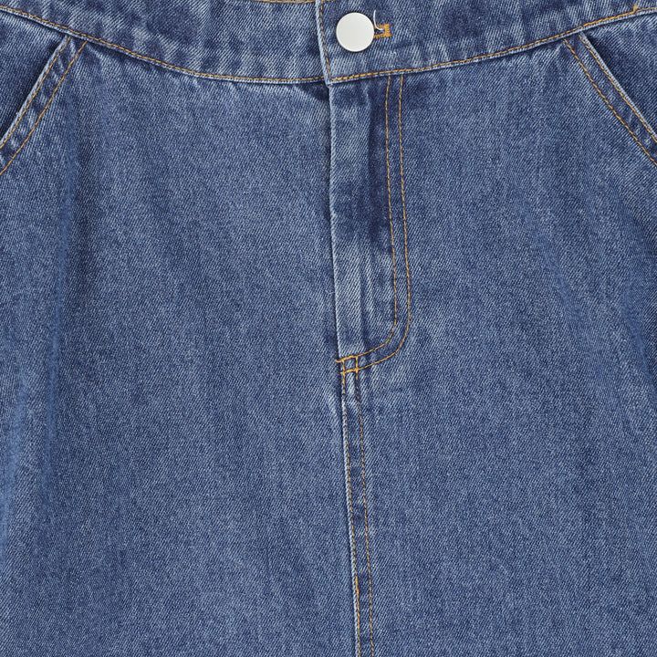 skirt flowy - denim