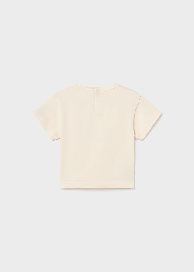 tee s/s glitter cherry - bone-078