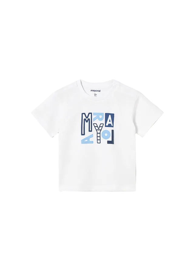 tee s/s logo - white-011