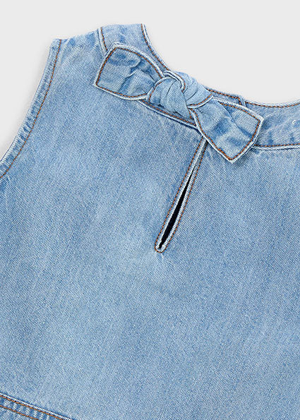 vest denim fringe - light-054