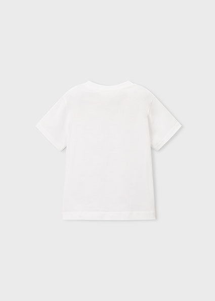 tee s/s embossed cool - white-020