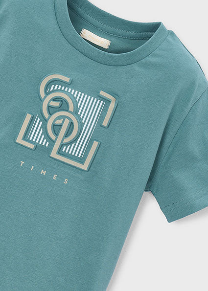 tee s/s embossed cool - seaweed-021