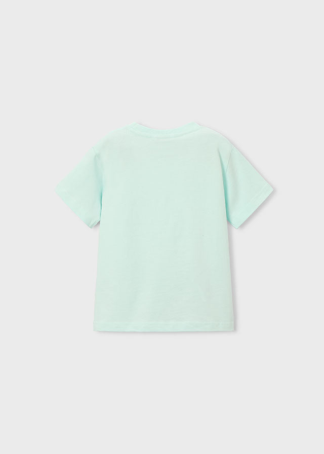 tee s/s embossed bike - mint-025