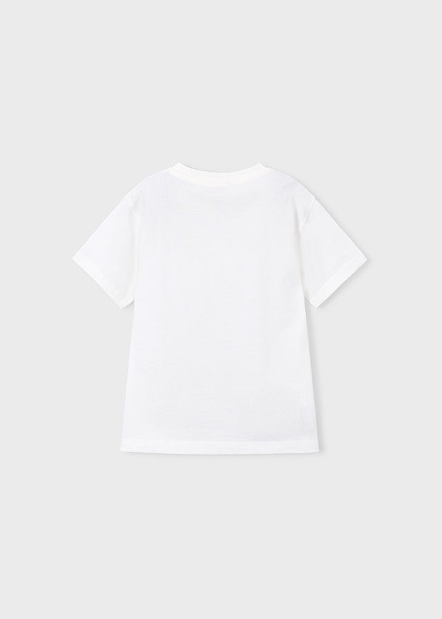 tee s/s embossed bike - cream-026