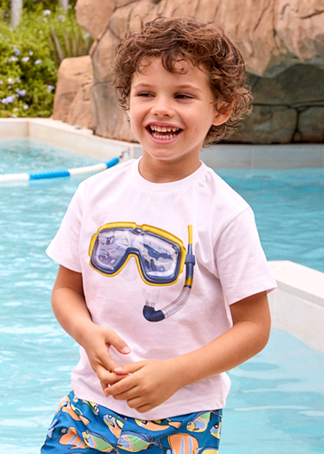 tee s/s snorkeling - white-010