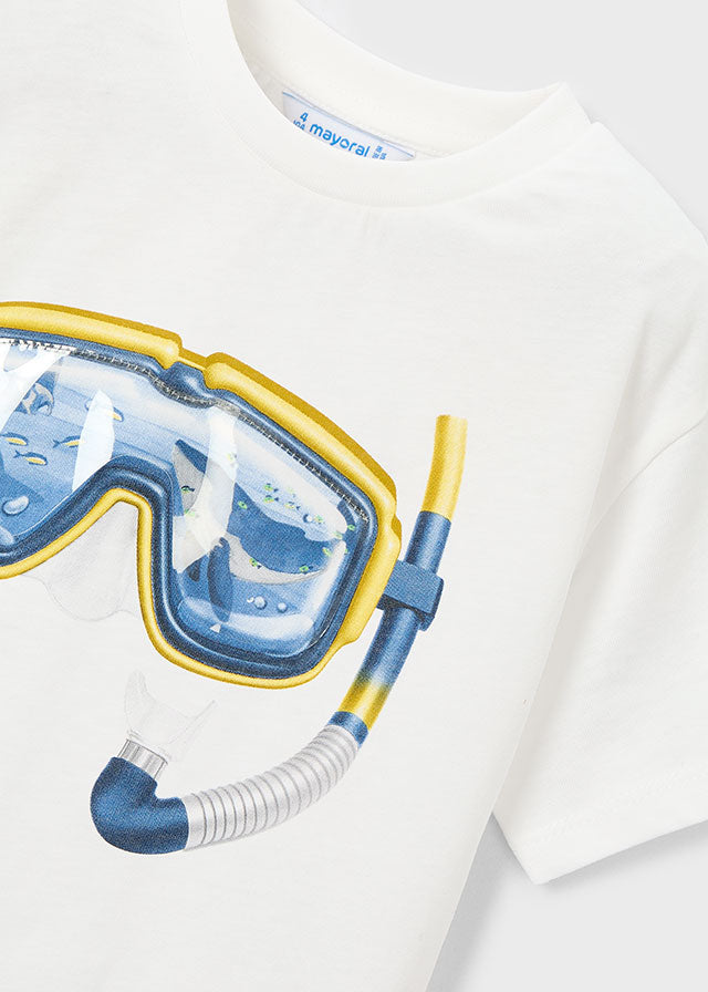 tee s/s snorkeling - white-010