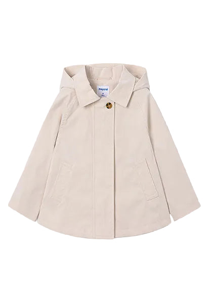 jacket trench style wide fit with hood - custards-093