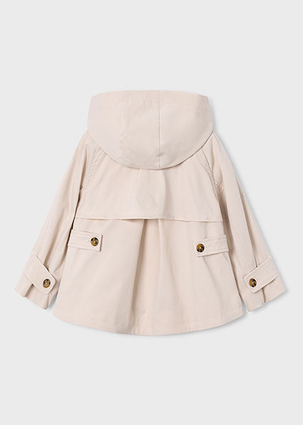 jacket trench style wide fit with hood - custards-093