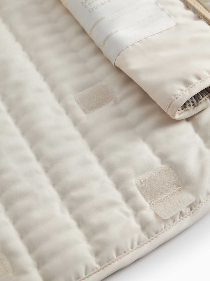 jacket striped bomber style - dark brown stripe