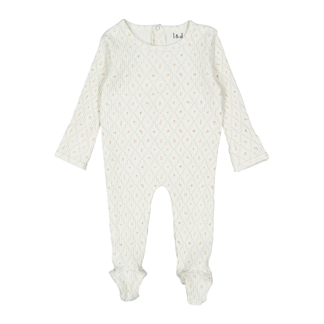 footie ribbed fairytale - taupe
