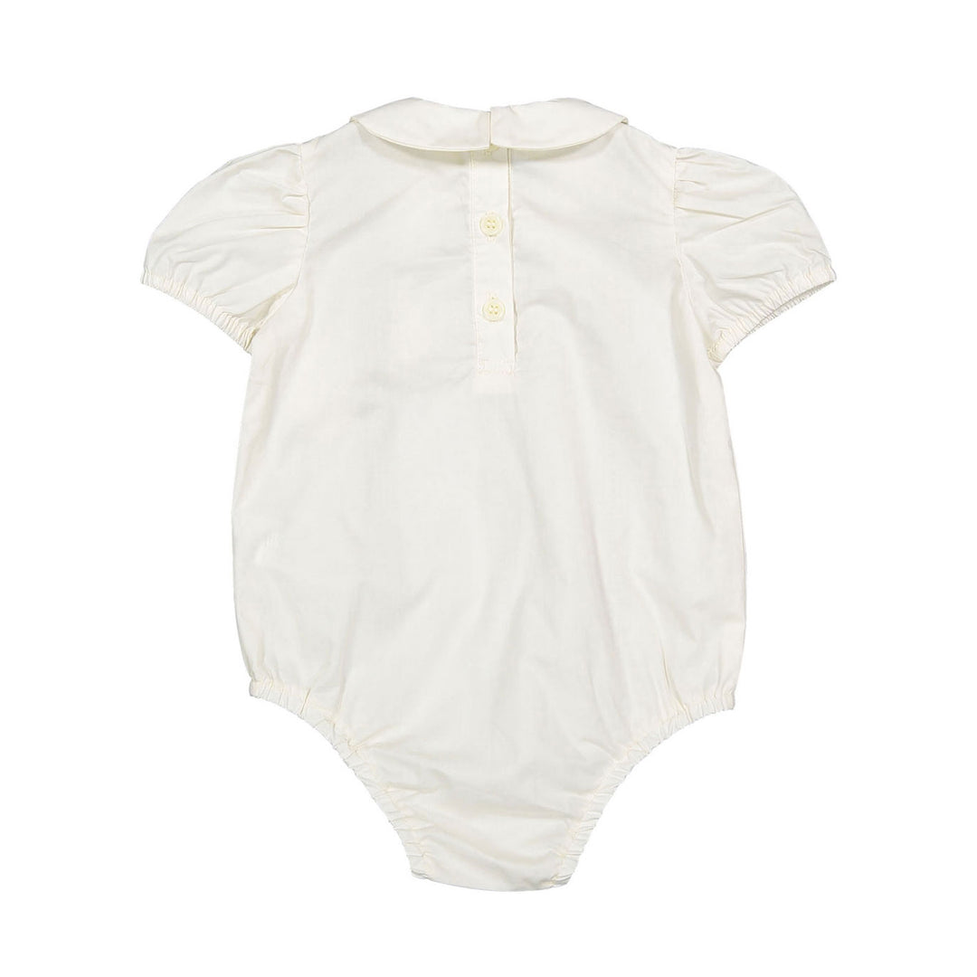 onesie cross stitch shirt style - cream