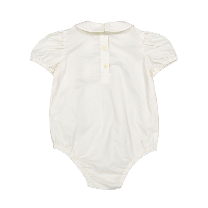 onesie cross stitch shirt style - cream