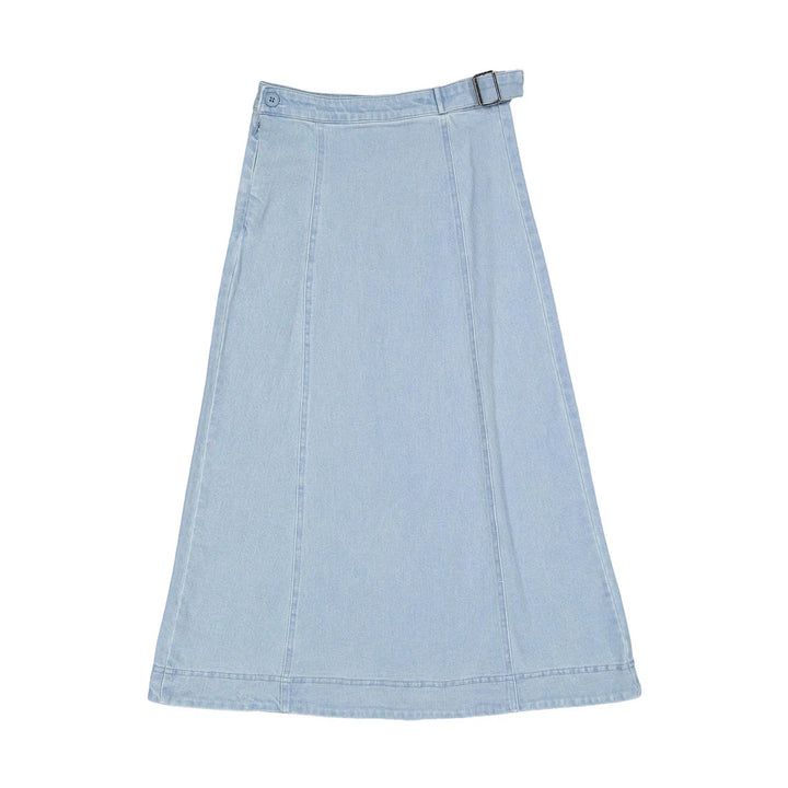 skirt denim wrap - denim