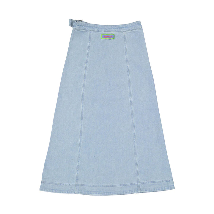 skirt denim wrap - denim