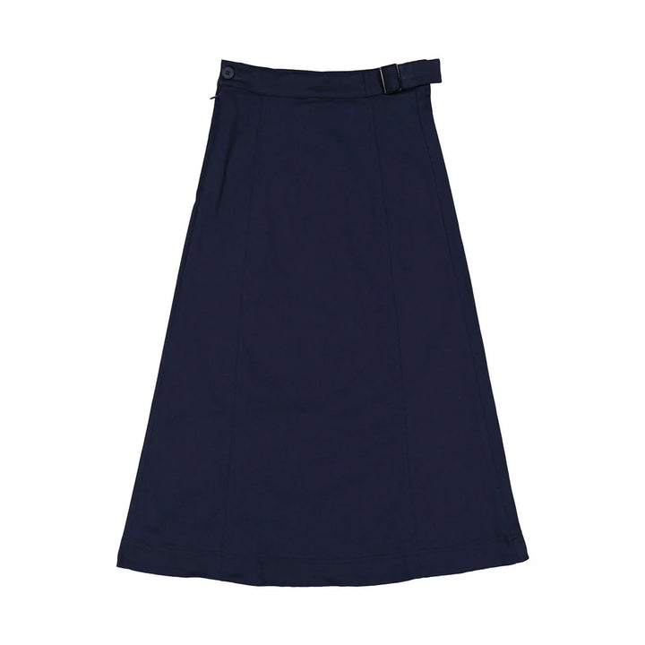 skirt dark denim wrap - dark denim
