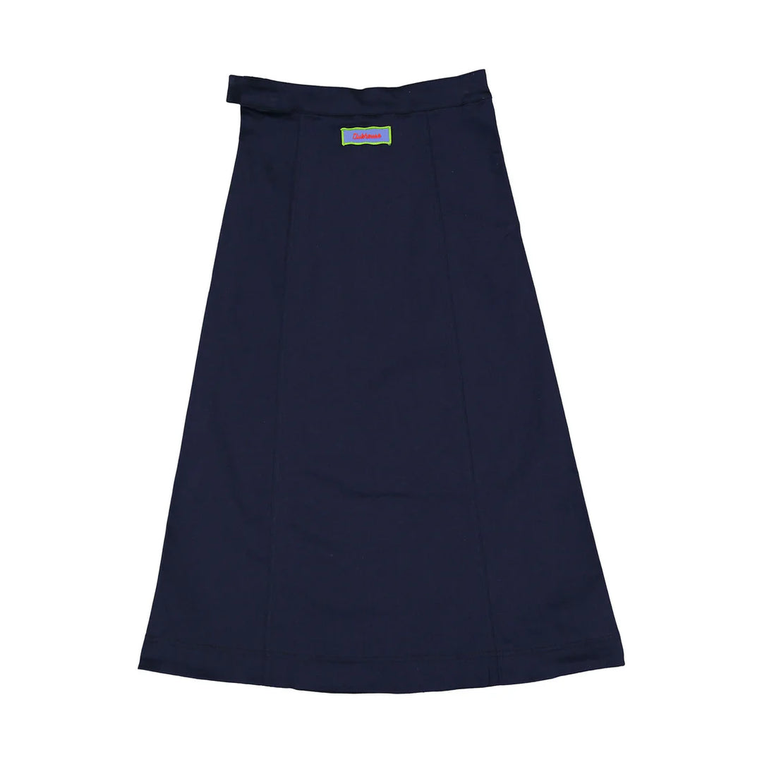 skirt dark denim wrap - dark denim