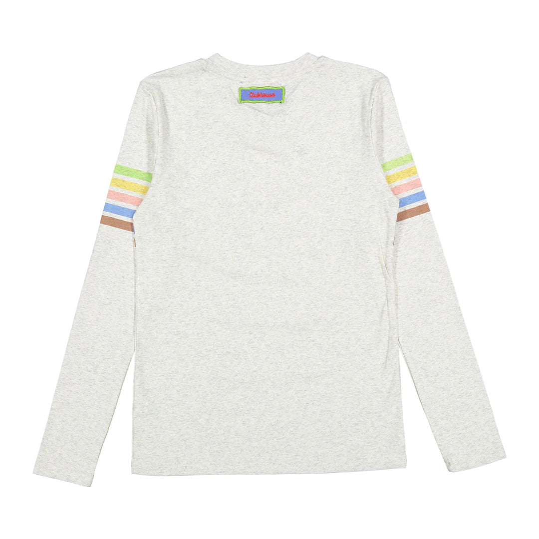 tee l/s clubhouse striped - striped
