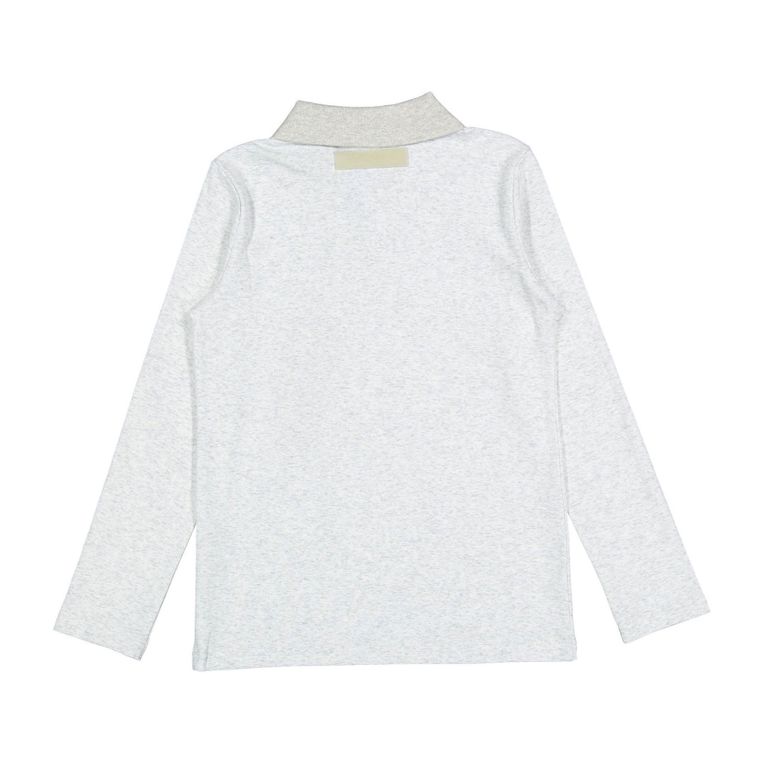 polo l/s redefined - heather grey
