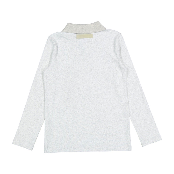 polo l/s redefined - heather grey