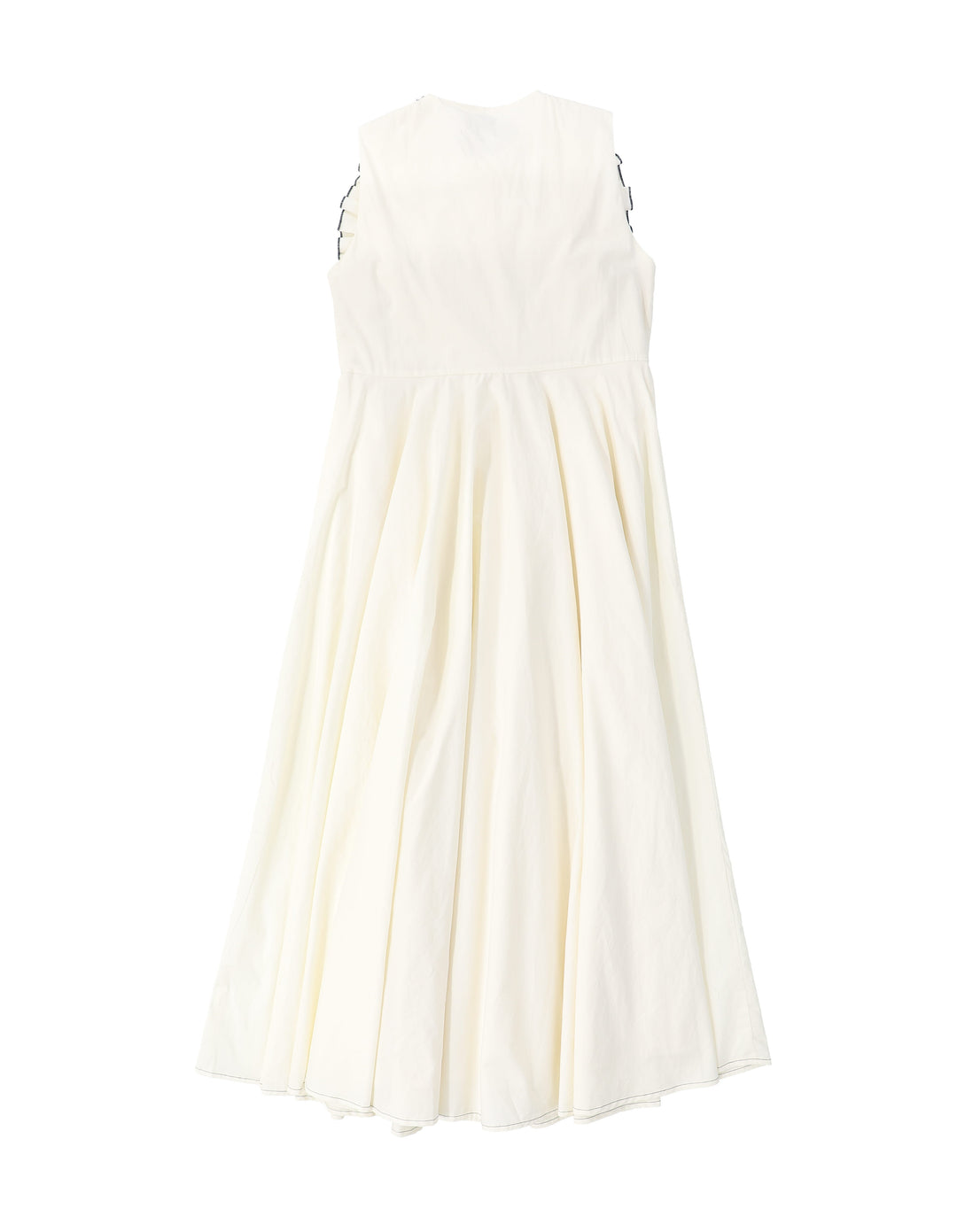 dress frill flower jumper - cream