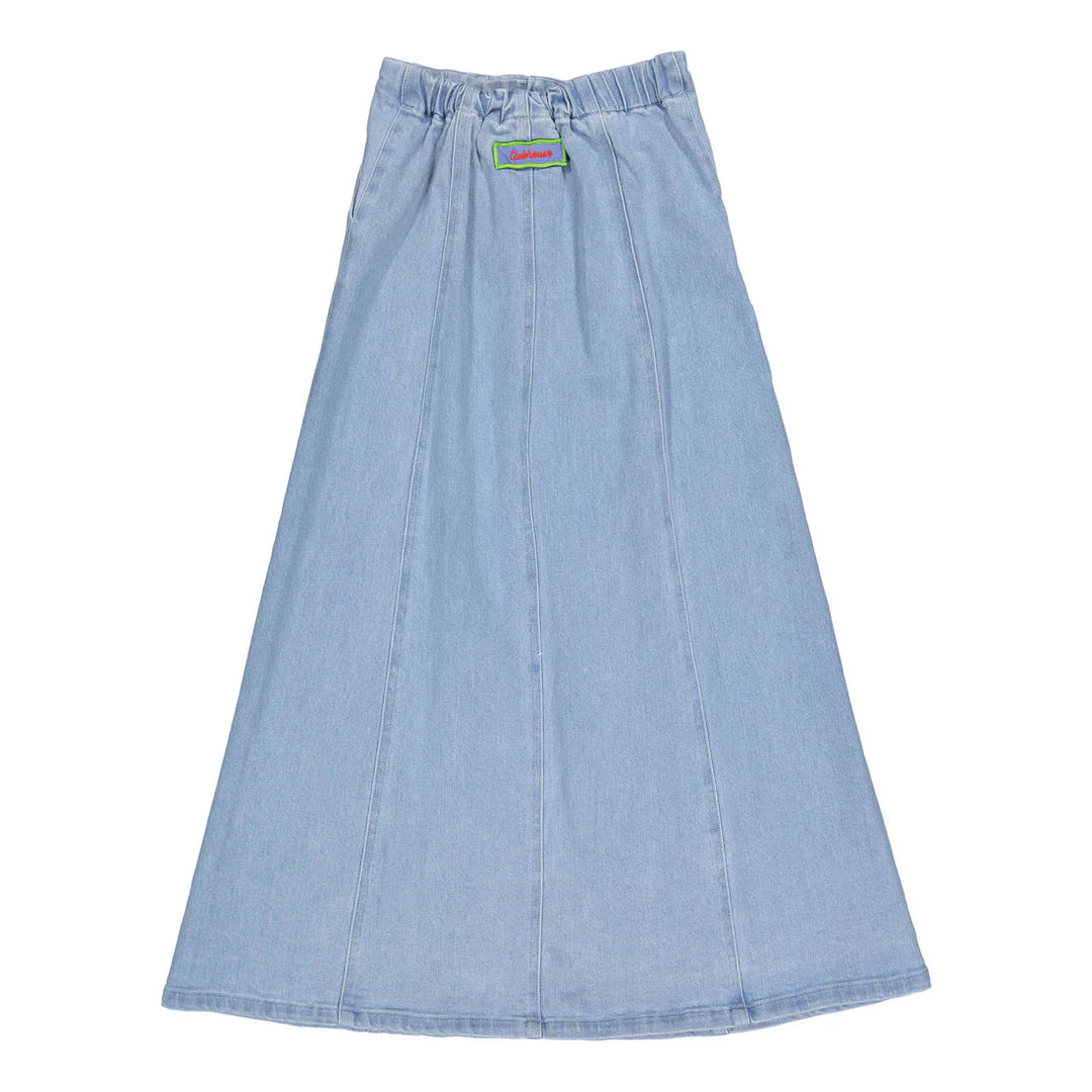 skirt denim panel - denim