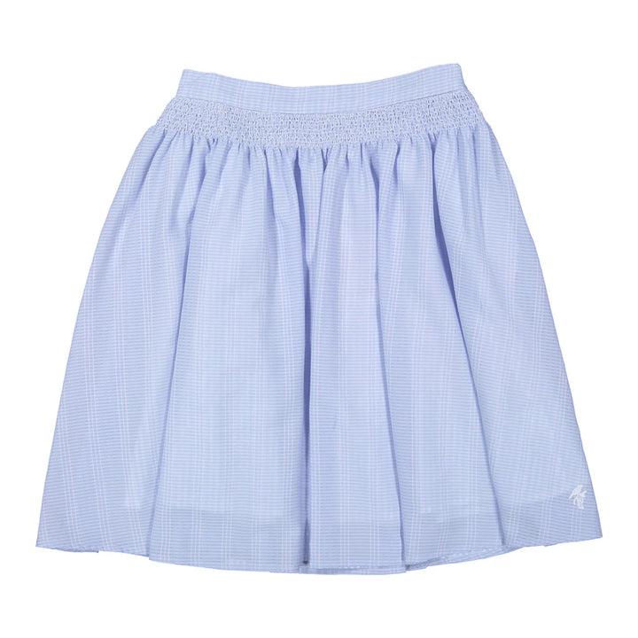 skirt seersucker - light blue