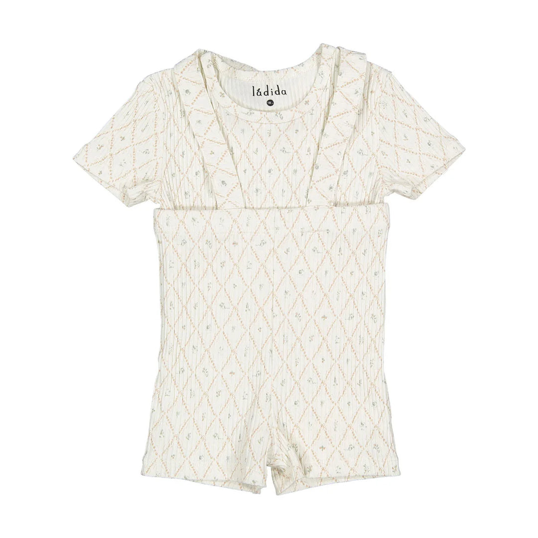 set outfit ribbed fairytale - mauve
