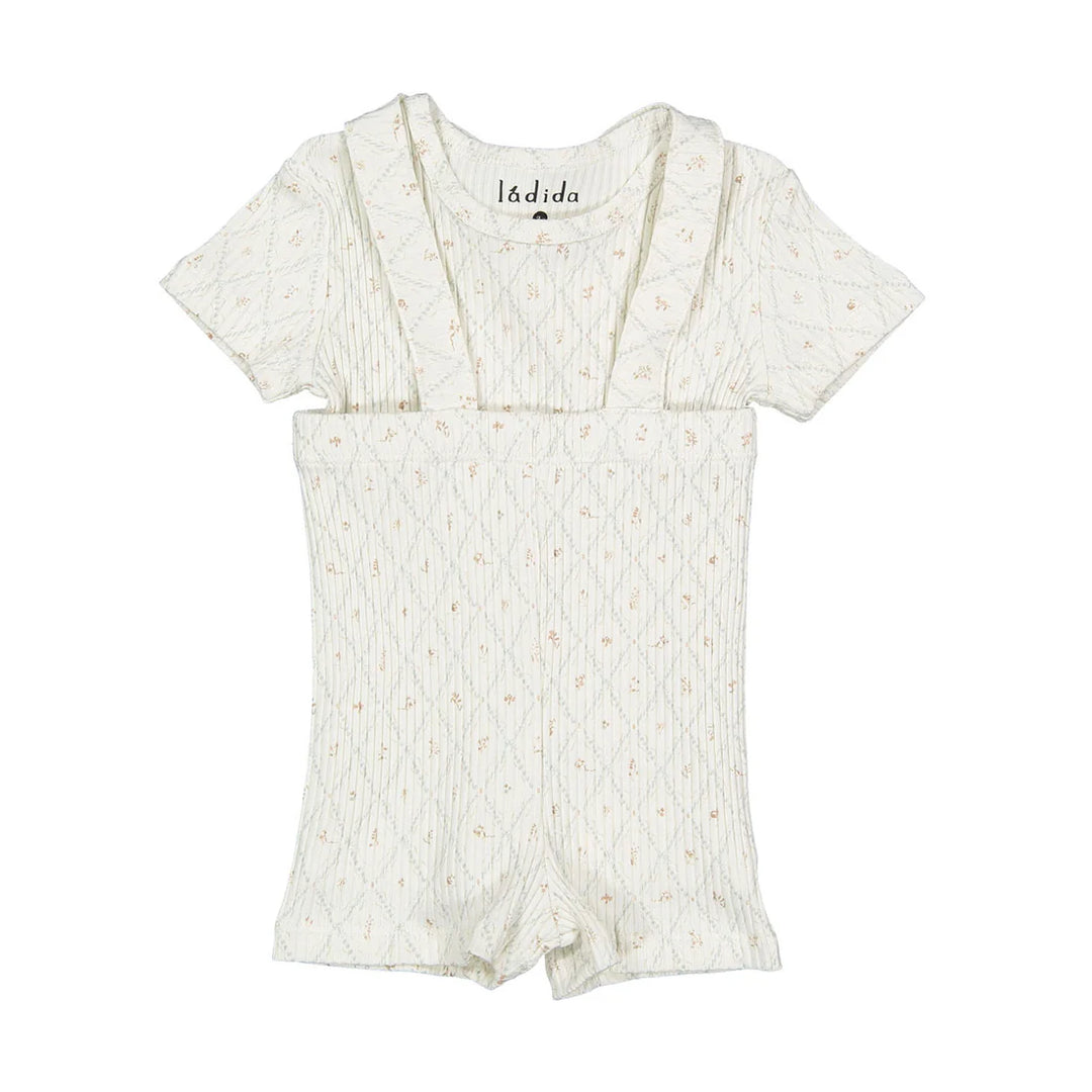 set outfit ribbed fairytale - taupe