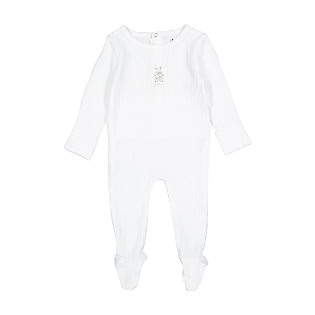 footie cotton bunny - sand