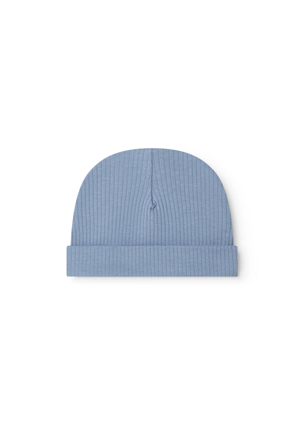 footie ribbed wrap with beanie - blue iris