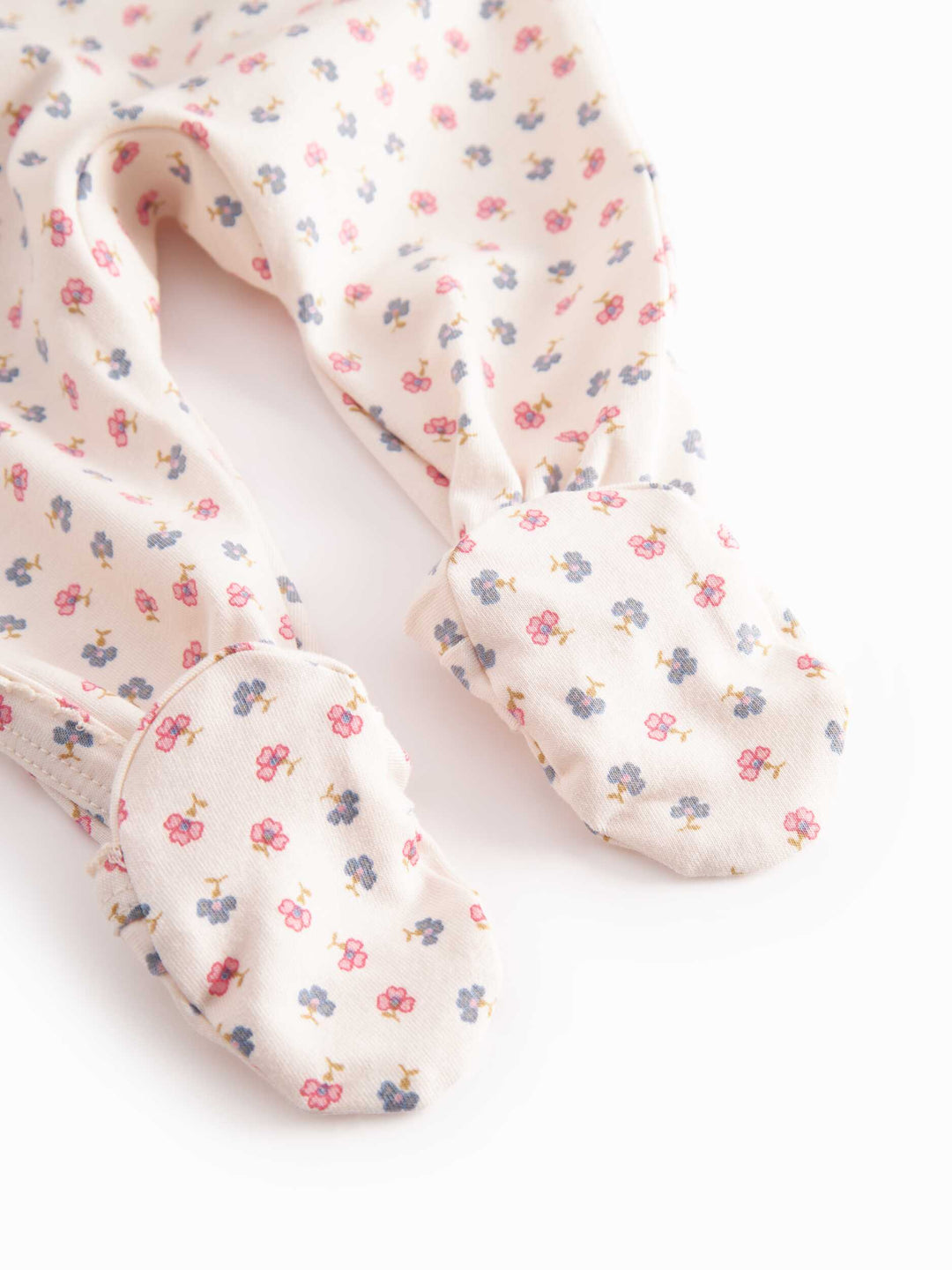 footie print wrap - roses