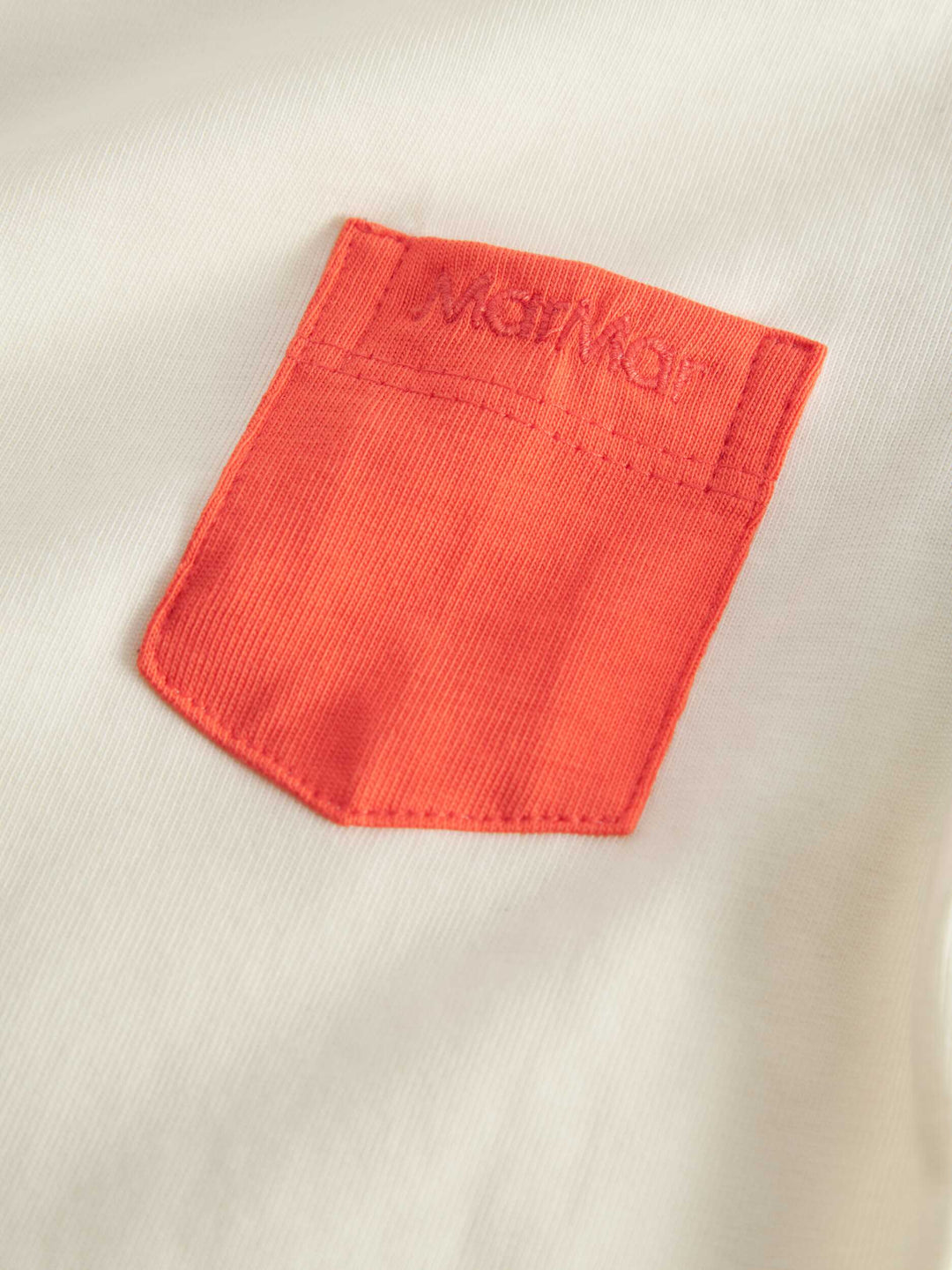 tee s/s color block - natural