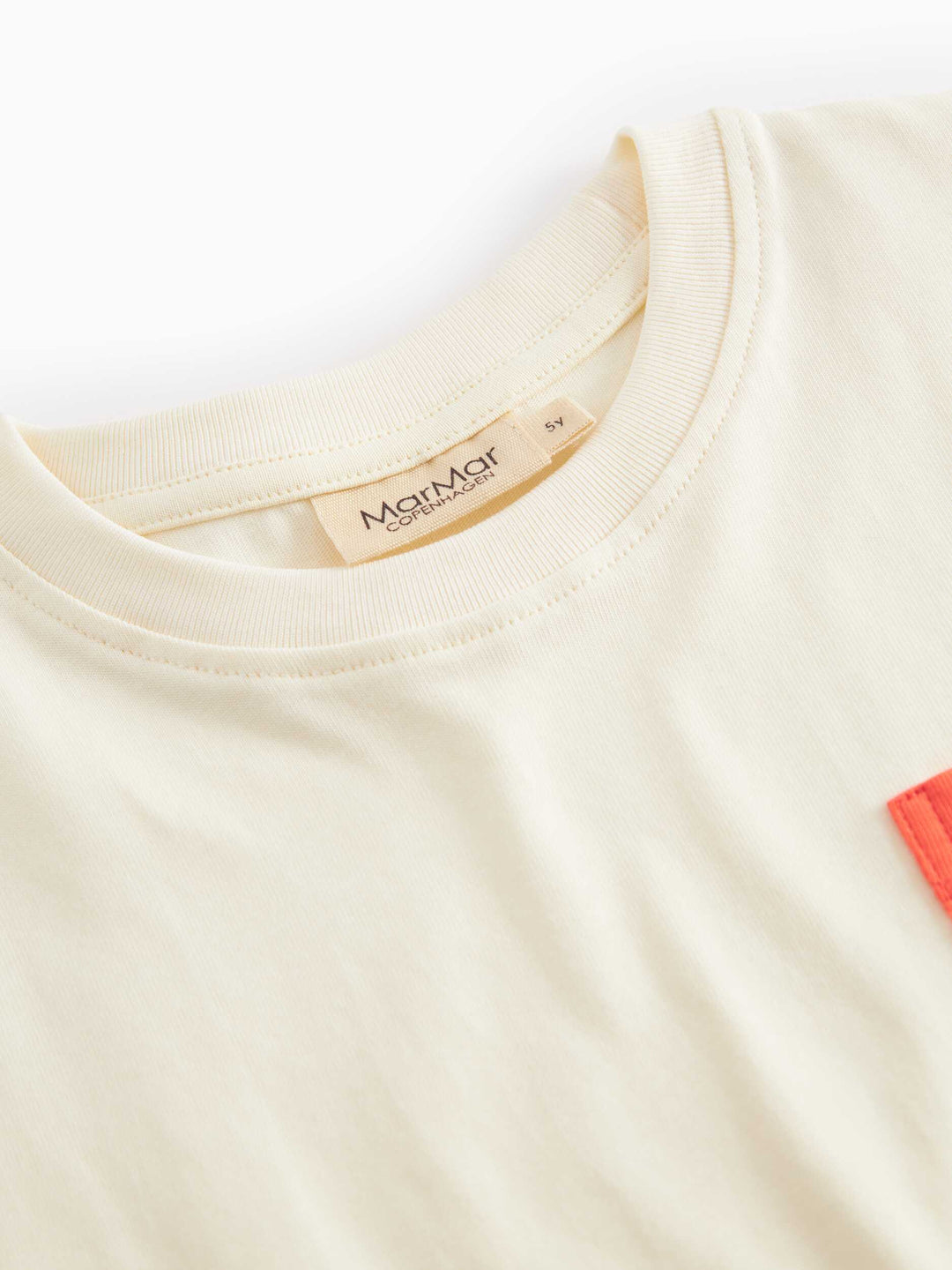 tee s/s color block - natural