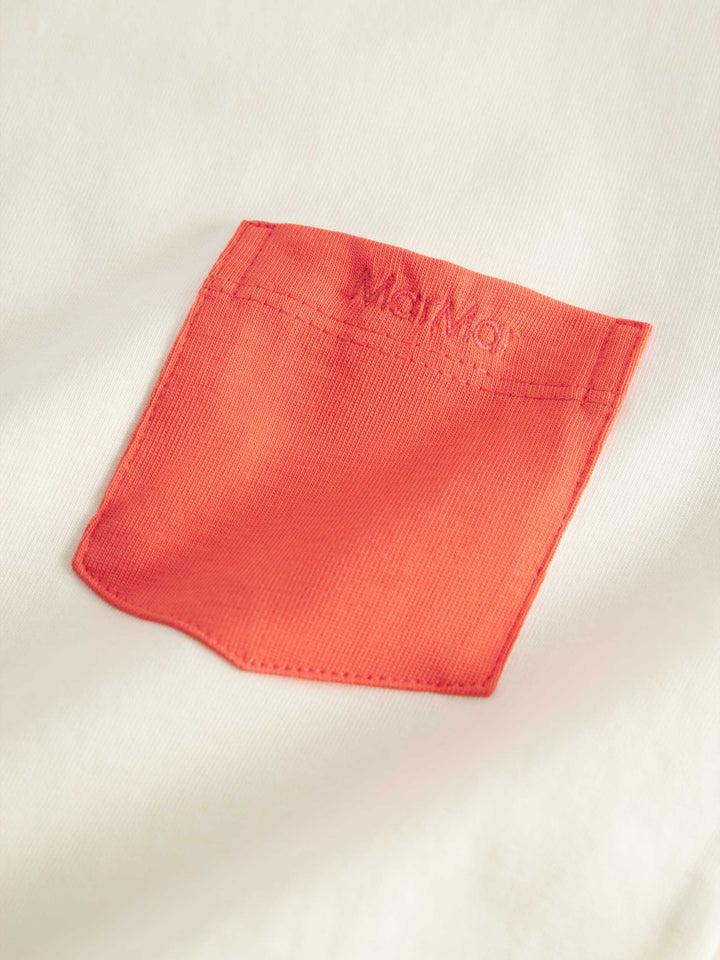 tee s/s color block - natural