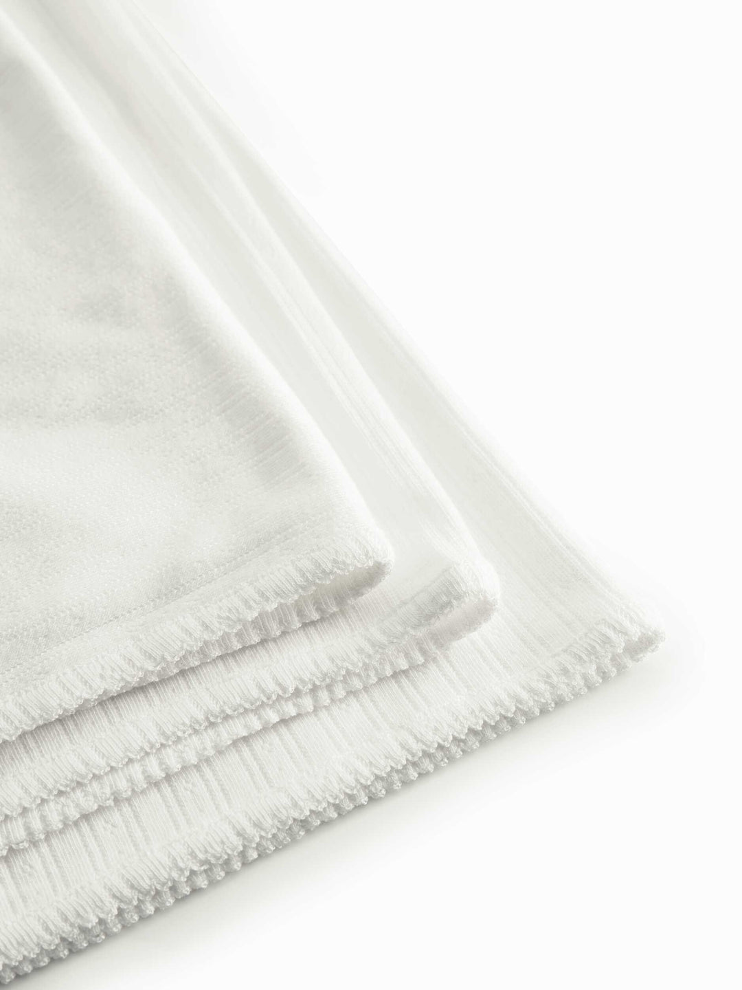 set footie pointelle wrap with beanie and blanket - gentle white